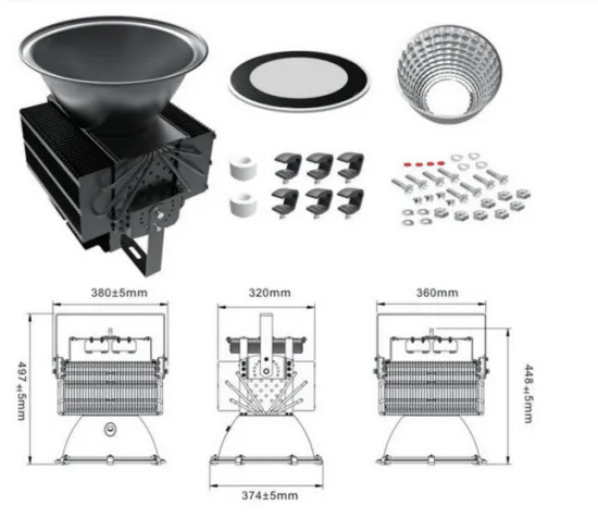 2015 high power super bright led flood light