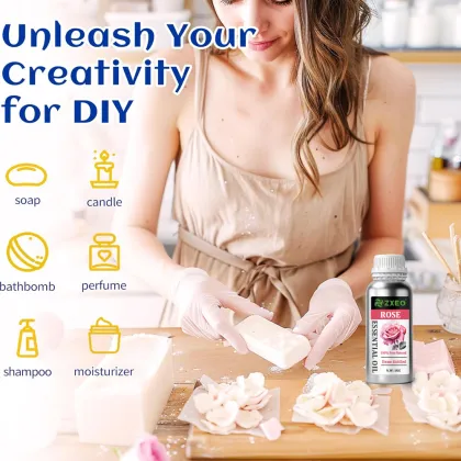 Cosmetics Facial Pure Natural Organic Rose Essential Oil