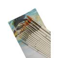 High quality nylon oil acrylic watercolor painting brush