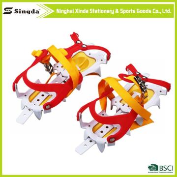 fitness 10 teeth climbing telescopic antiskid spike ice snow shoe crampons