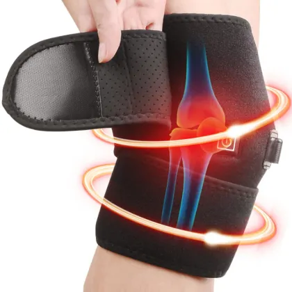 In Stock: Custom Knee Heating Pad - Effective Arthritis Pain Relief with Heated Knee Wrap Brace