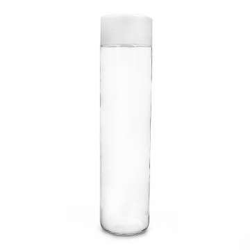 Leeren Sie klare 800 ml Glaswassersaftflasche