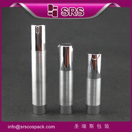 Luxury cosmetic AS material bottle ,airless cream bottle for sale