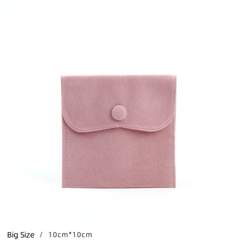 Luxury Velvet Jewelry Bag with Anti-Oxidation Snap Fastener