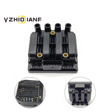 Uppgraderad tändspole 06A905097 06A905104 307243 0040102029 för VW Jetta Beetle Golf Clasico L4 2.0L UF484