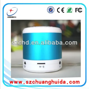 Portable both mono and stereo bluetooth mini speakers with TF slot