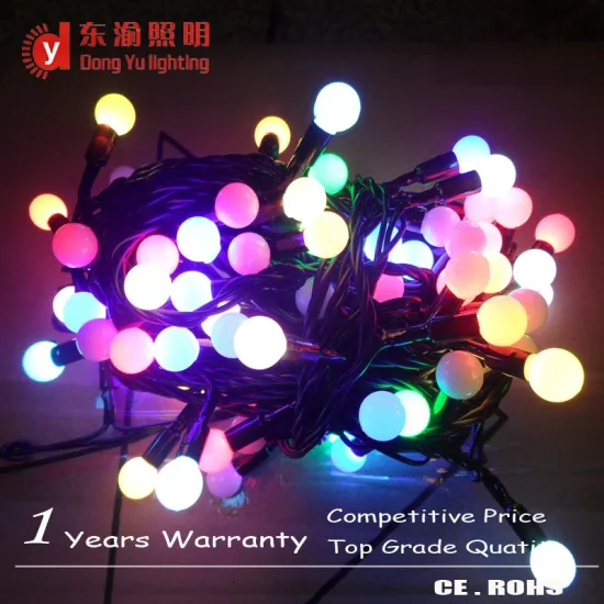 IP55 waterproof Round ball Christmas led string light