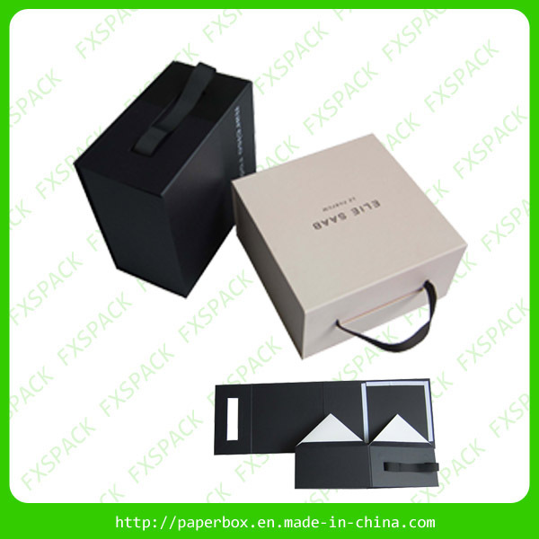 Gift Box/Paper Box/Foldable Gift Packaging Box /Cardboard Folding Jewelry Box (FXS-001)