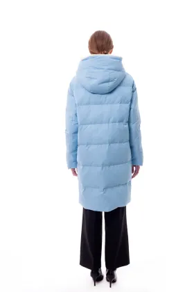 Blue coat Plus size parka