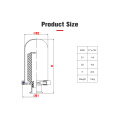 SUS304 Usafi wa 38mm Clamp Valve ya kupumua na kichungi