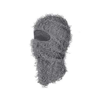 Custom Knitted Beanie Winter Hat with Embroidery and Balaclava