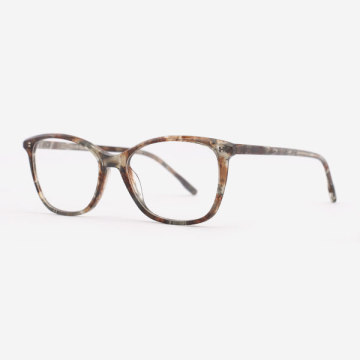 Cat Eye and Bevel acetate Female Optical Frames