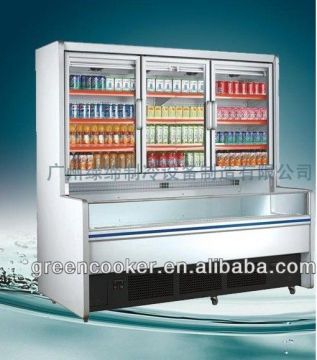 Static R134a Combination Freezer Side Joint Integrated For Shop / Market