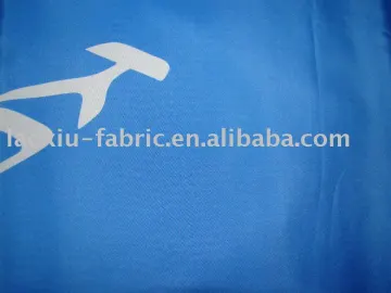 printed poly pongee garments textile fabric