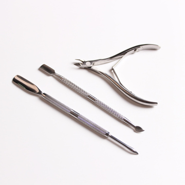 Fashion Professional Nail Nipper Set with Cuticle Pusher