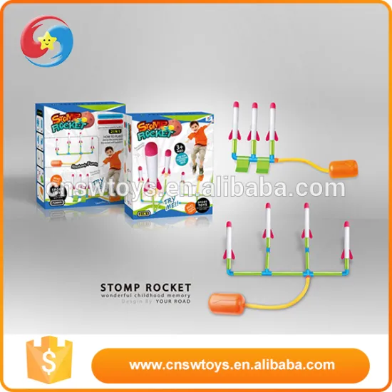 Lowest price customized kids interesting EVA plastic rocket toy
