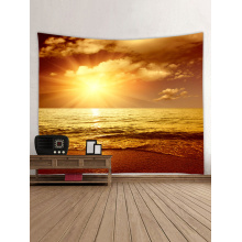 Tapeçaria Tapeçaria Tapeçaria Onda do Mar Série Praia Tapeçaria Sunrise Dusk Tapeçaria para Quarto Decoração do Dormitório Em Casa