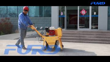 Vibratory smooth drum roller steel wheel vibratory roller single drum compactor FYL-600C