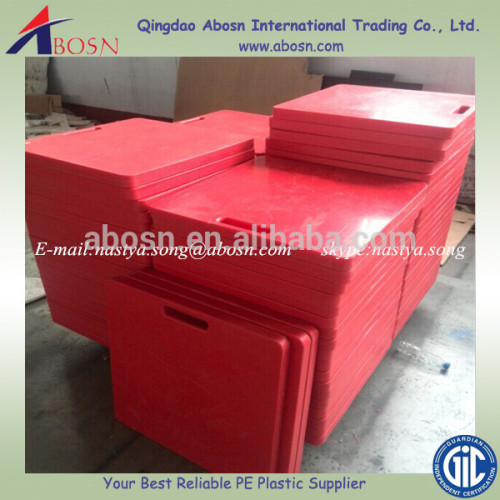 UHMWPE Crane Outrigger Stabilizer Pad/crane stabilizer