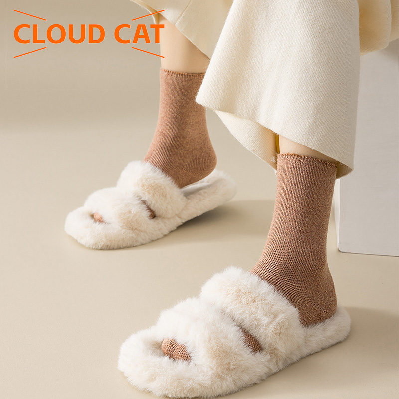 Șosete groase de lână pentru căldură de iarnă