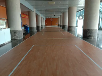 Maple surface PVC sports flooring