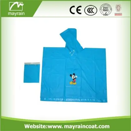 Promotion PVC Rain Poncho Adult Poncho