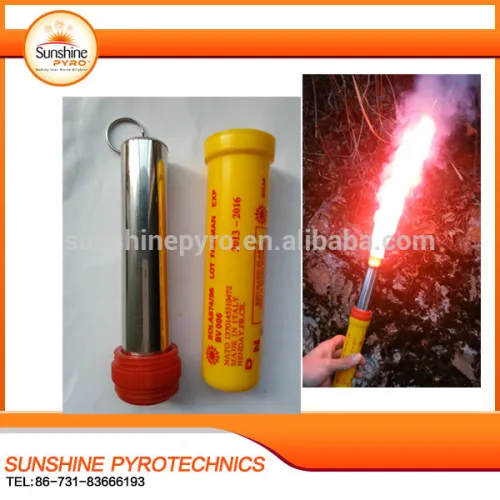 60sec Red Hand Flare Signal Flare Sos Flares Smoke Flare, High Quality