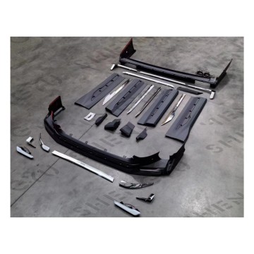 Modelista Small Car Body Kit for Vellfire 40 Series - Front Lip, Rear Diffuser, Single Pipes, Side Skirts