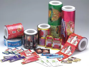 Printed packaging roll stock Aluminum foil