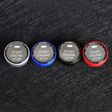 JDMotorsport88 Car Crystal Engine Keyless Start Stop Button Cover Cap Trim for Yaris/Camry/Corolla/RAV4/Supra