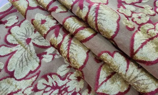 100%Polyester Jacquard Upholstery Knitted Sofa Fabric