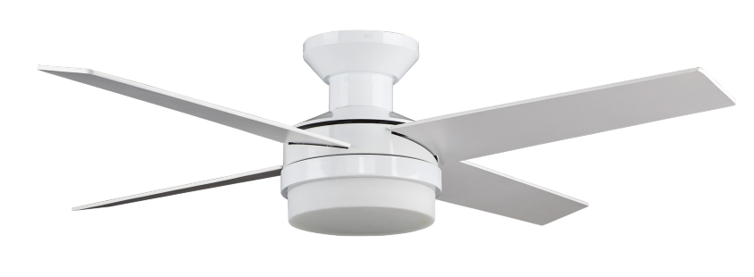 Ventilador de teto decorativo moderno de 48 polegadas com luz