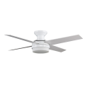 Ventilador de teto decorativo moderno de 48 polegadas com luz