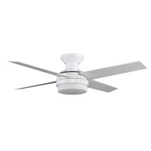 Ventilador de techo decorativo moderno de 48 pulgadas con luz