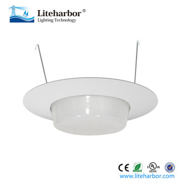 Black recessed lighting Shower Trim 5 Inch with Drop Opal