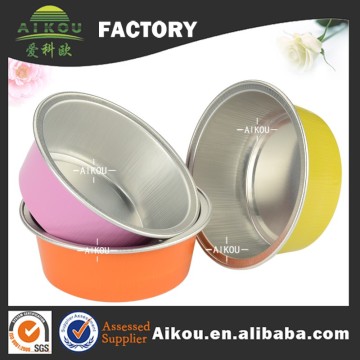 Disposable heat sealing foil container for honey