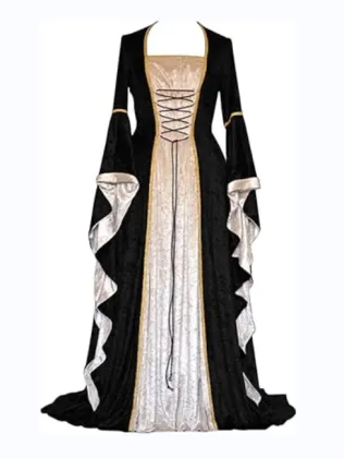 Renaissance Medieval Long Dress