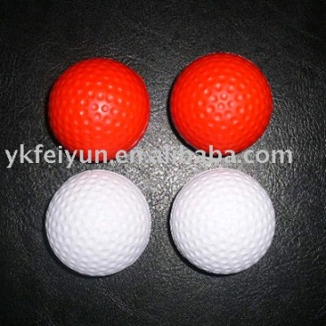 PU Stress ball with red and white color