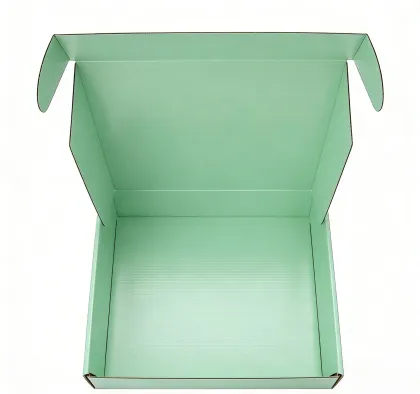 Green Custom Corrugated Gift Box