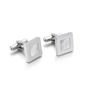Custom Shape Stainless Steel Cuff Links for Business and Fashion Occasions