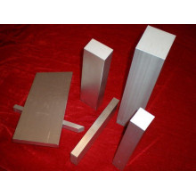 Titanium square bars hand brushing surface