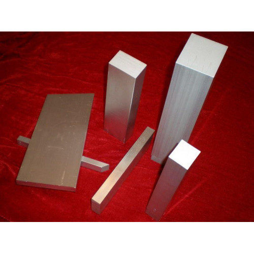 Titanium square bars hand brushing surface