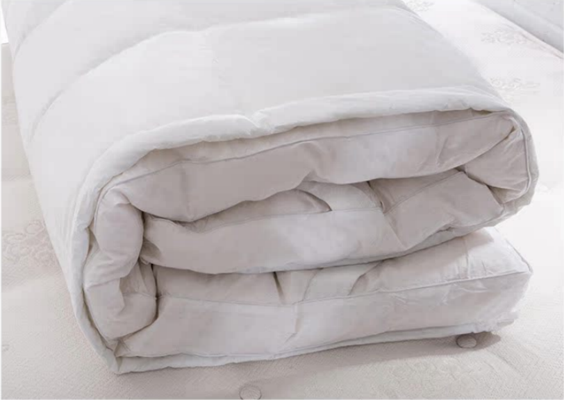 Hotel White Down Comfortable Mattress Topper