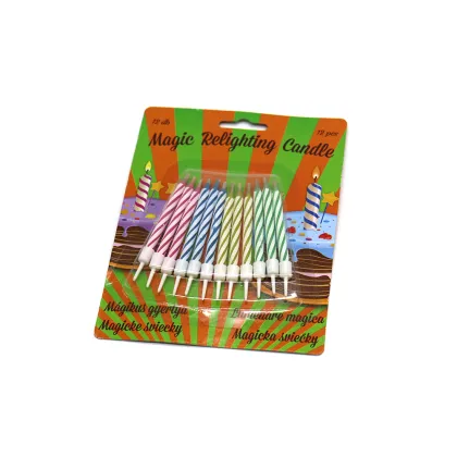 Re-burning thread birthday candle