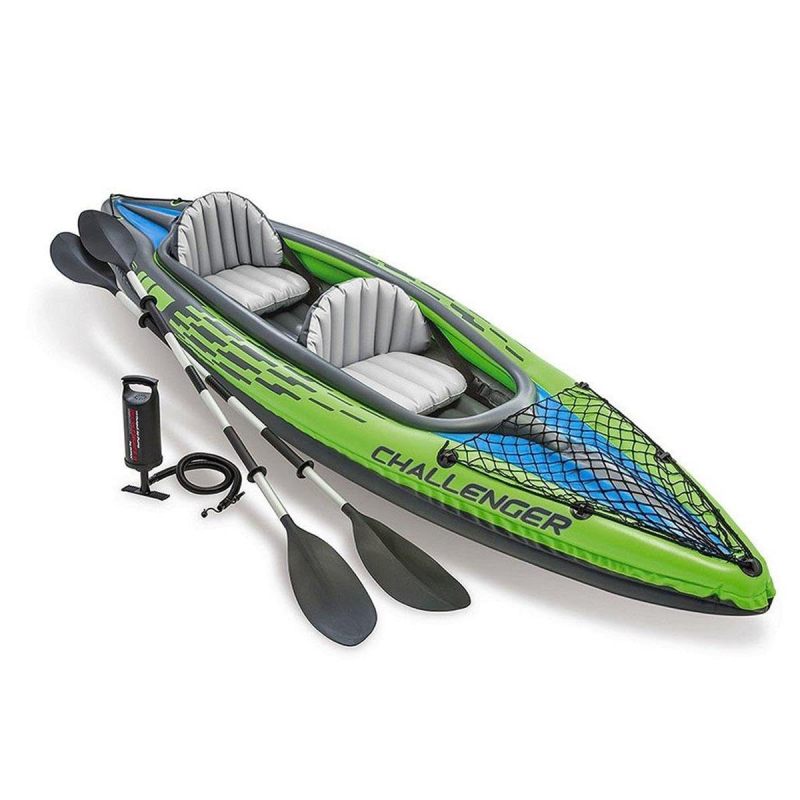 HIFUN 2 Person Foldable Inflatable Fishing Kayak