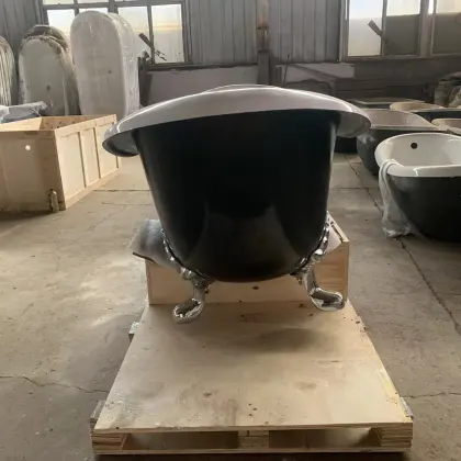 Kingston Cast Iron Double Slipper Tub