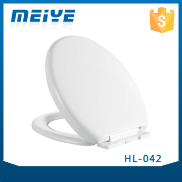 HL-042 MEIYE PP 435*367*68mm Round Soft-closing Toilet Seat Cover Ramp Down Toilet Lid