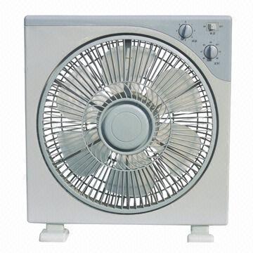 Box fan, 3-speed levels, overheat protection, rotation louver