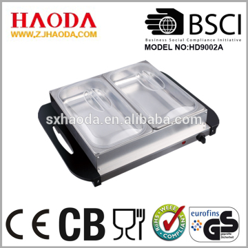 Buffet Warmer and Hotplate - 2 x 2.5lt capacity and Keep Warm Function