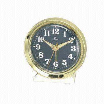 Alarm Clock, Customer's Logos are Accepted, Measures 10 x 6.1 x 10.6cm